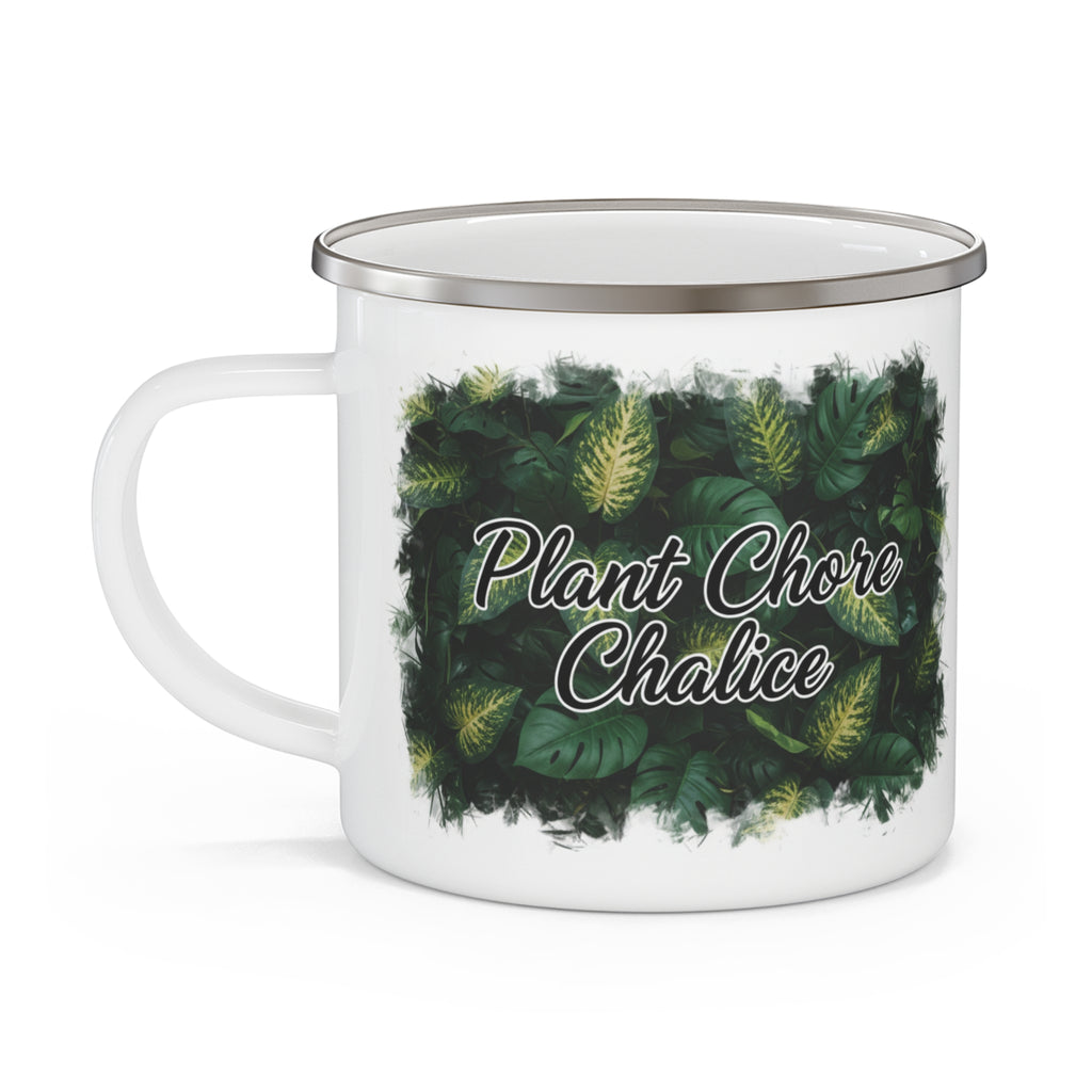 Plant Chore Chalice Enamel Botanical Mug