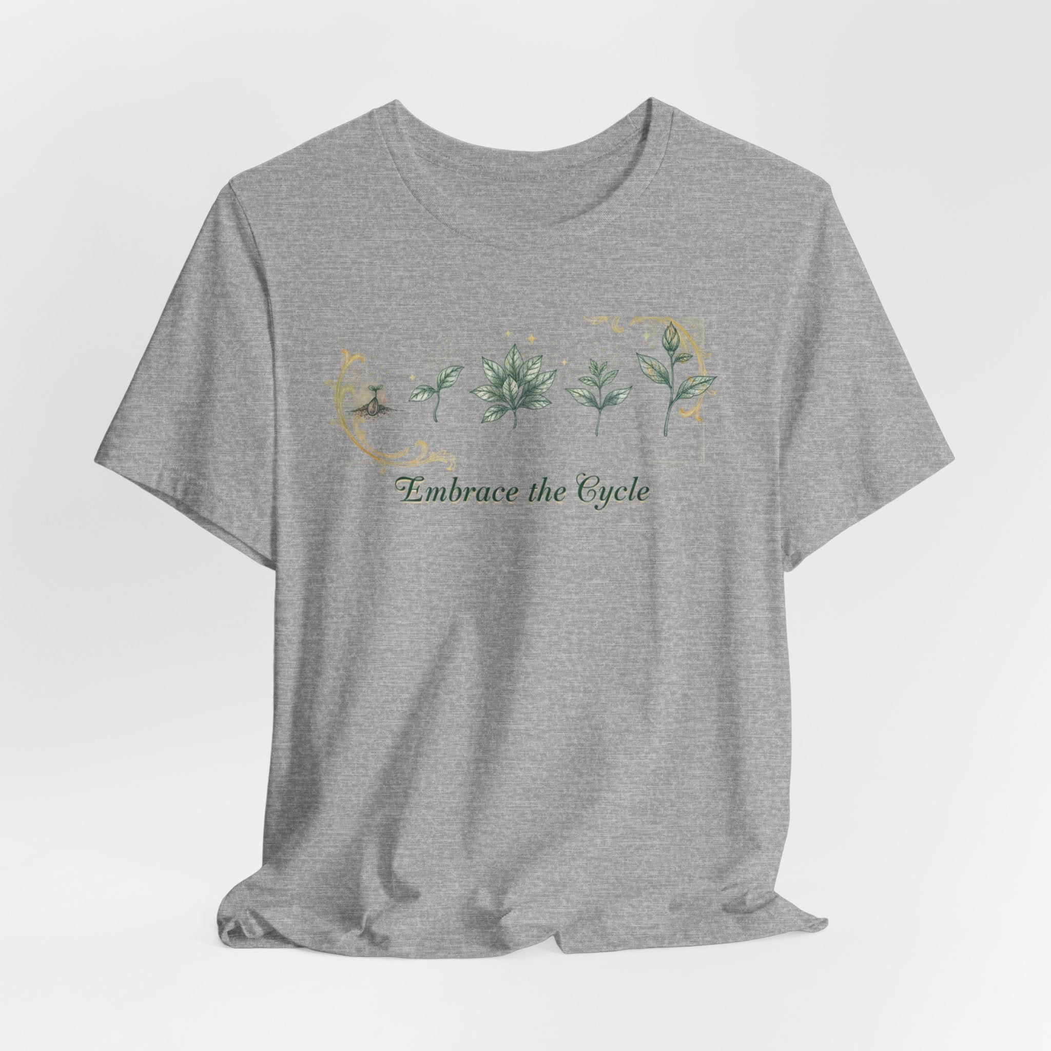 Plant Parent Plant Life Cycle T-Shirt | Seed to Flower Diagram Tee