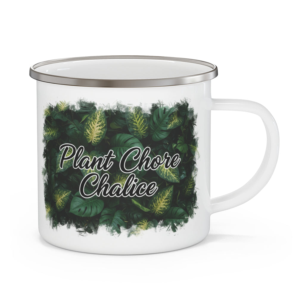 Plant Chore Chalice Enamel Botanical Mug