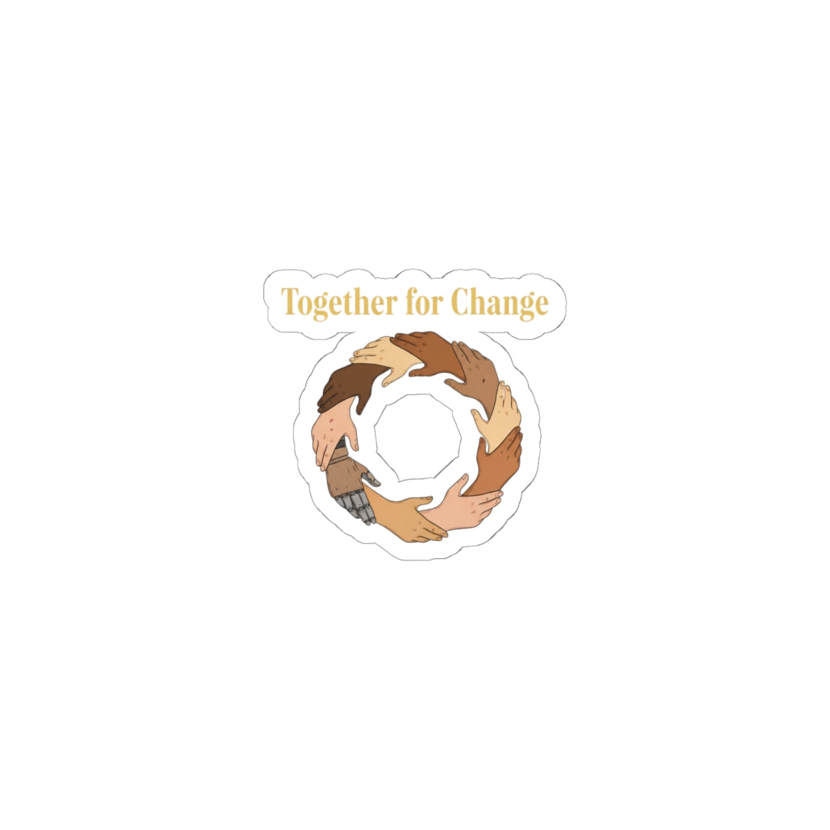 Together for a Change Sticker