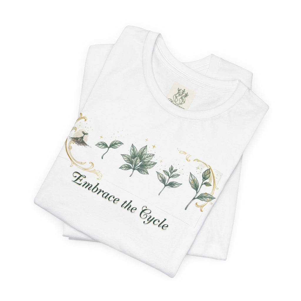 Plant Parent Plant Life Cycle T-Shirt | Seed to Flower Diagram Tee