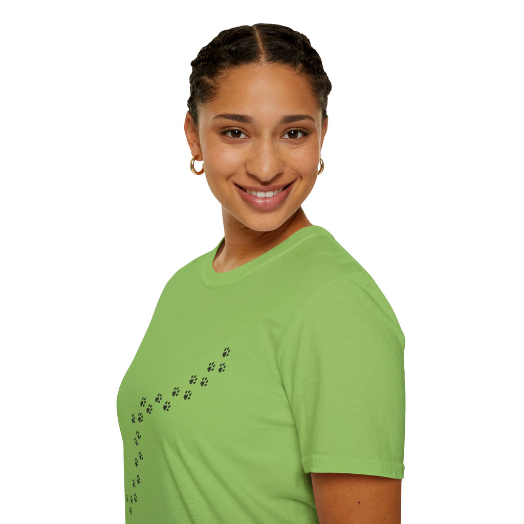 Tell your dog I said who's a good baby?! T-Shirt | Paw Heart Dog Lover Tee