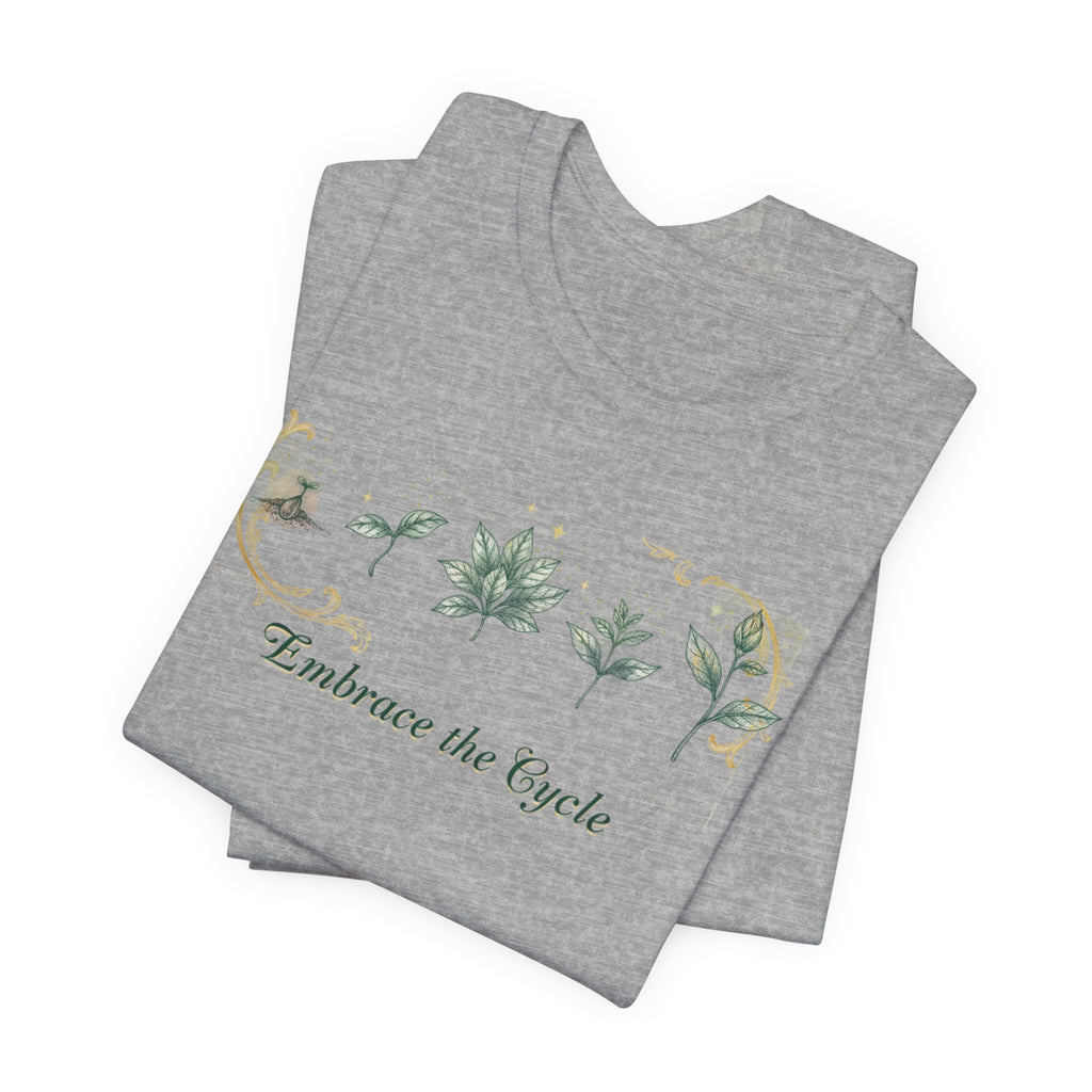 Plant Parent Plant Life Cycle T-Shirt | Seed to Flower Diagram Tee