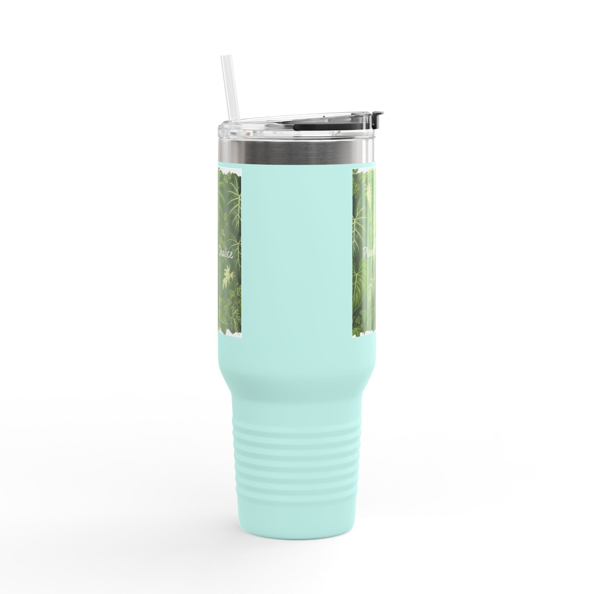 40oz Insulated Travel Mug - "Plant Chore" Design
