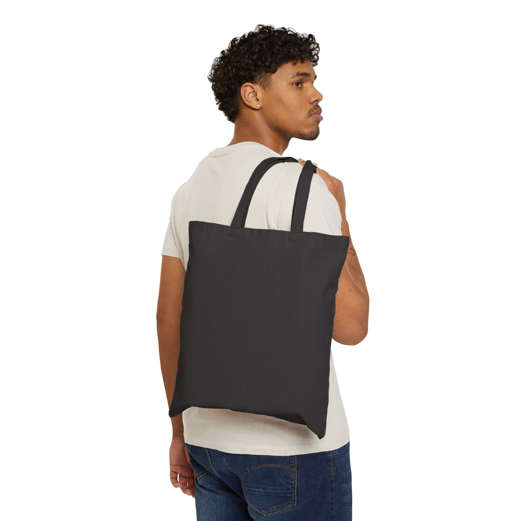Plant Life Cycle Canvas Tote Bag | Botanical Diagram, Seed to Flower