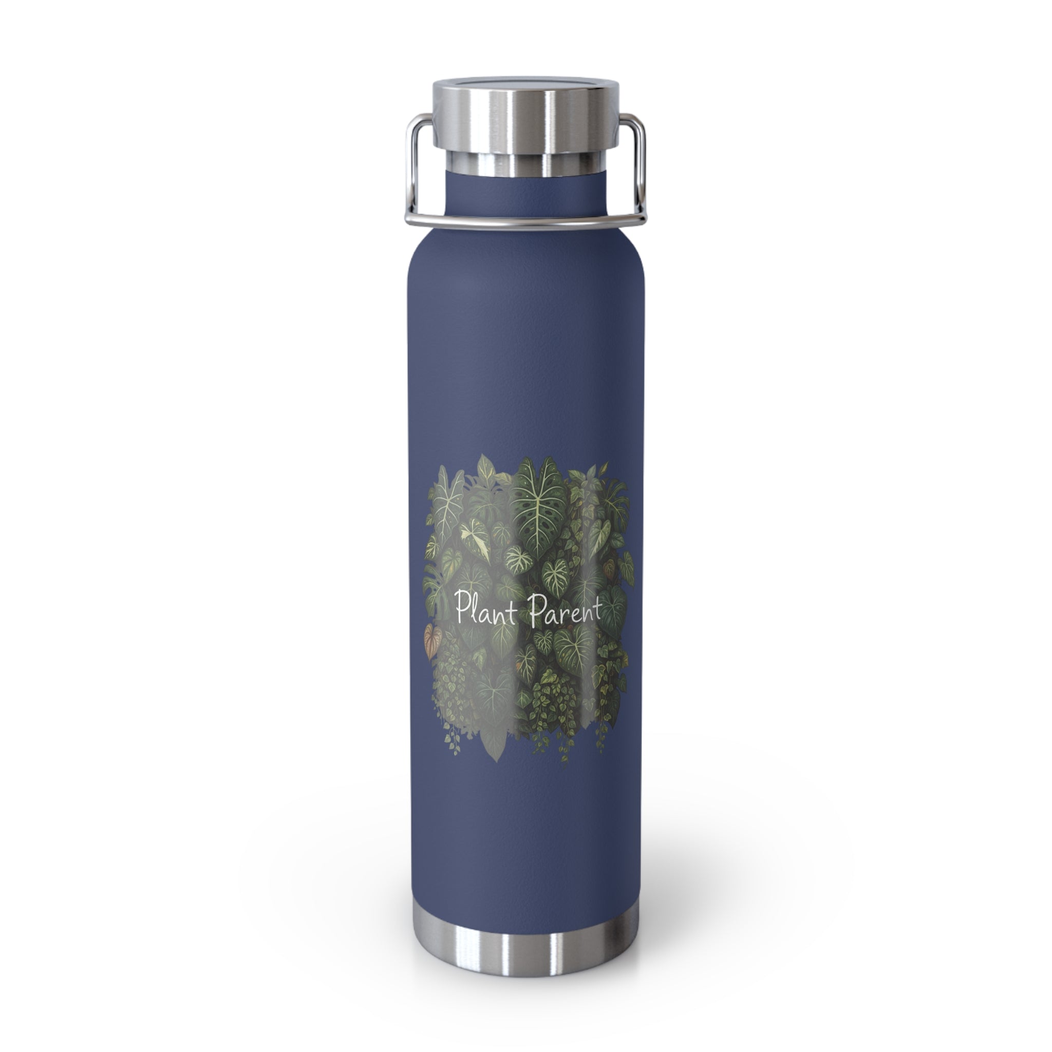 Plant Parent 22oz Insulated Water Bottle Copper Vacuum Flask for Plant Lovers