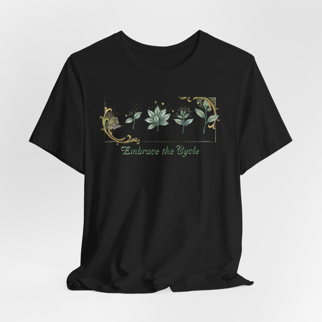 Plant Parent Plant Life Cycle T-Shirt | Seed to Flower Diagram Tee