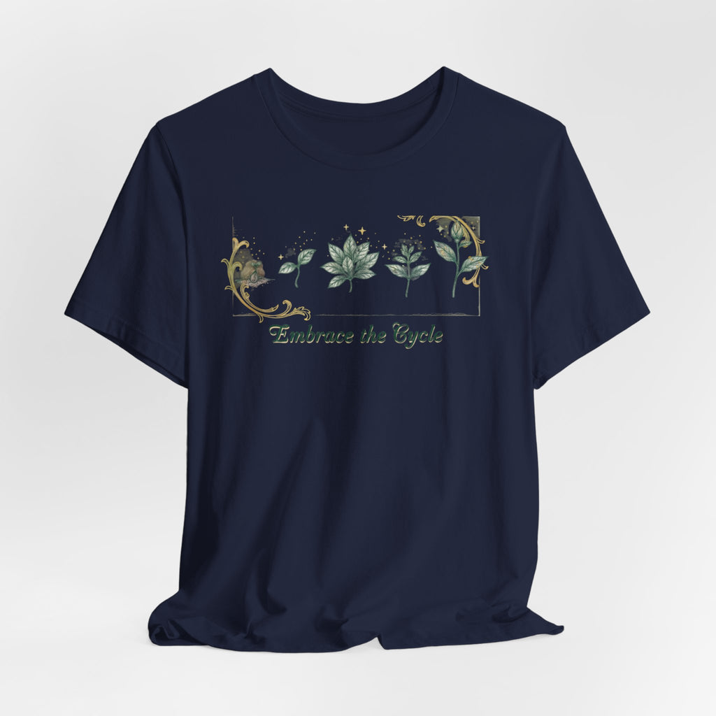 Plant Parent Plant Life Cycle T-Shirt | Seed to Flower Diagram Tee