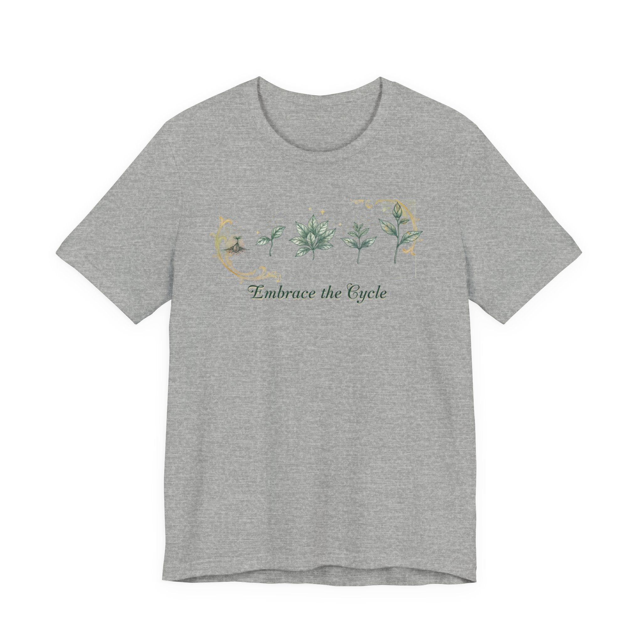 Plant Parent Plant Life Cycle T-Shirt | Seed to Flower Diagram Tee