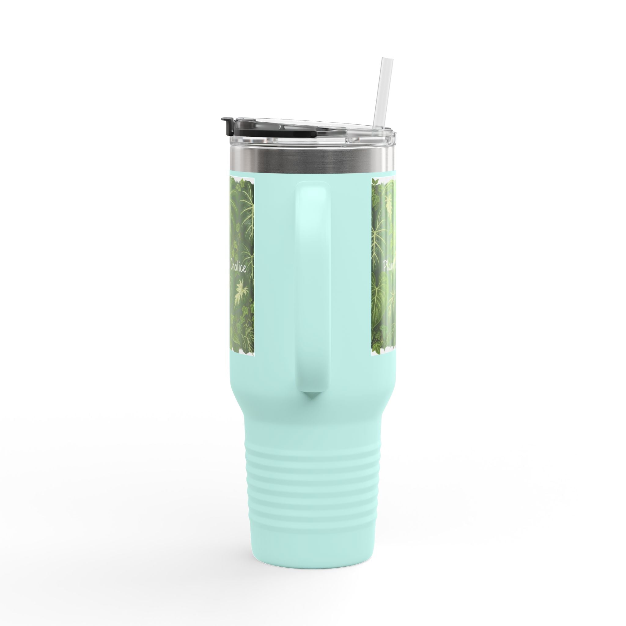 40oz Insulated Travel Mug - "Plant Chore" Design