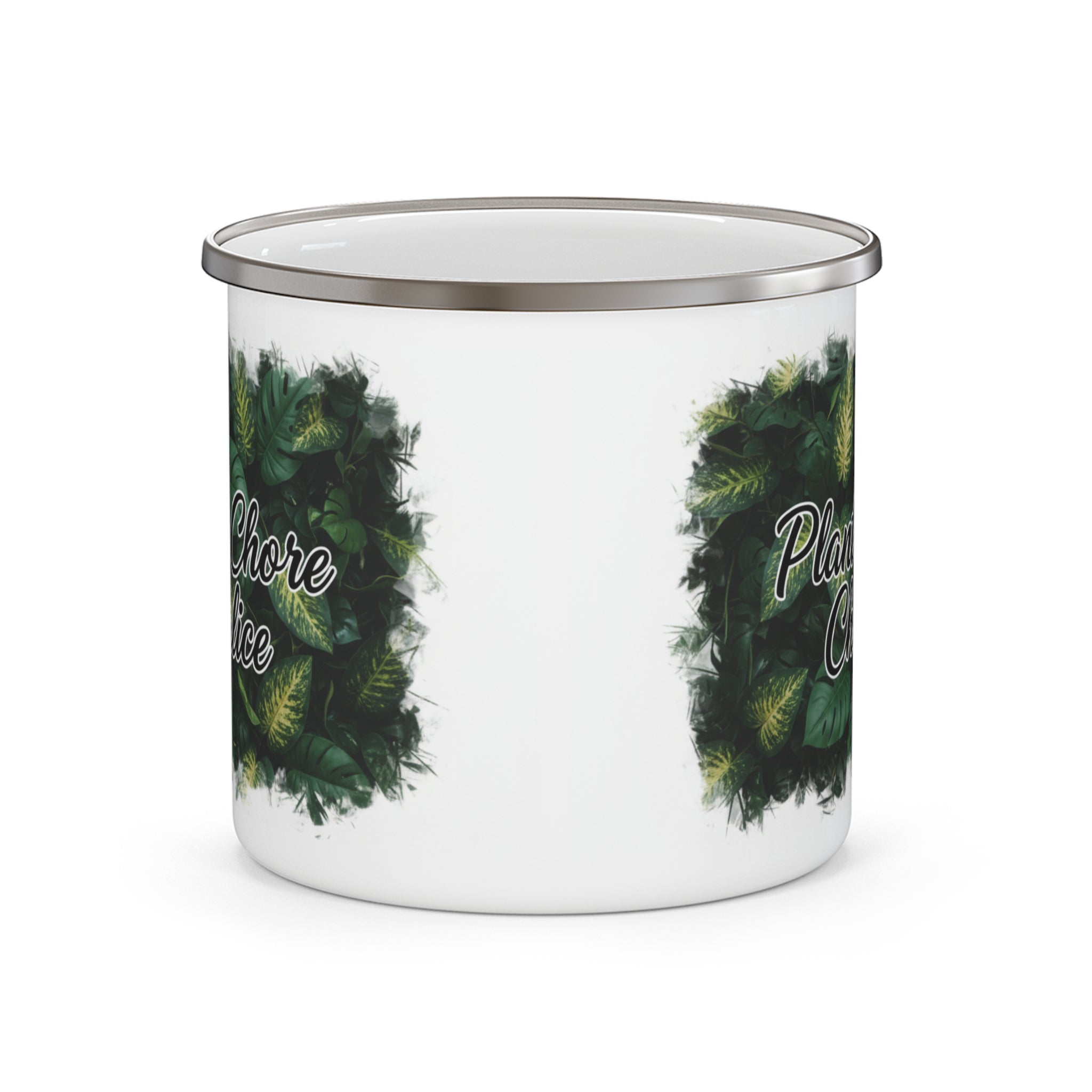 Plant Chore Chalice Enamel Botanical Mug
