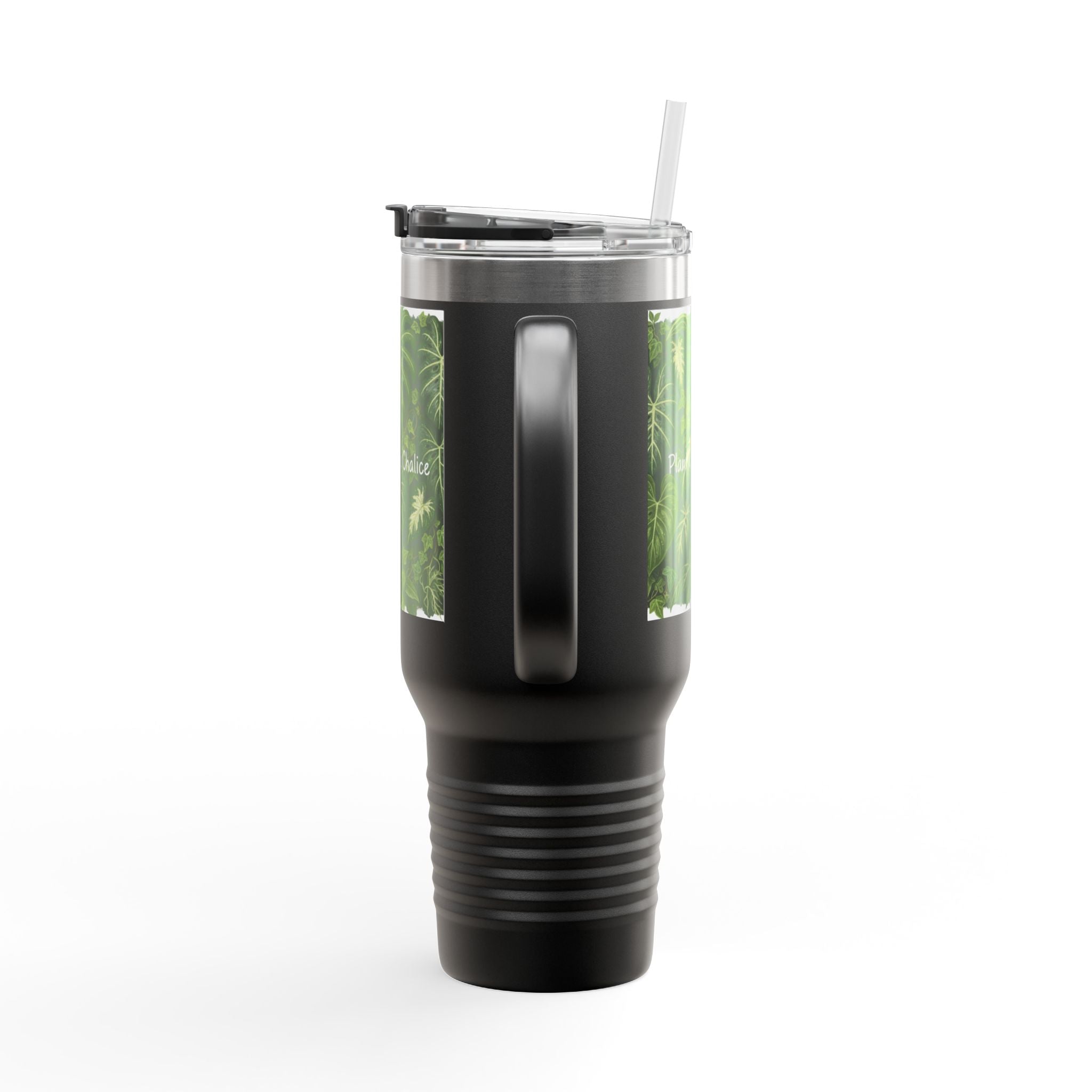 40oz Insulated Travel Mug - "Plant Chore" Design