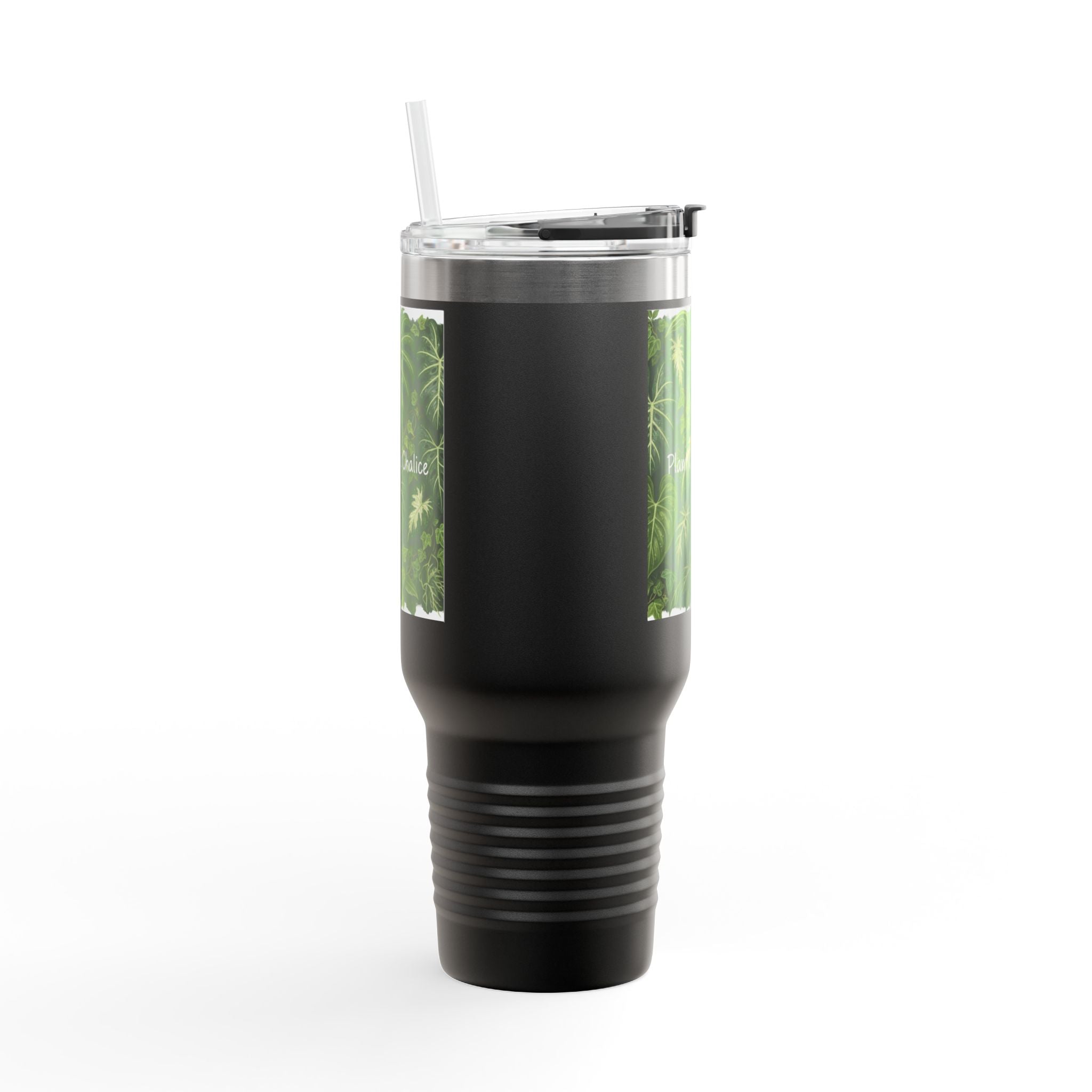 40oz Insulated Travel Mug - "Plant Chore" Design