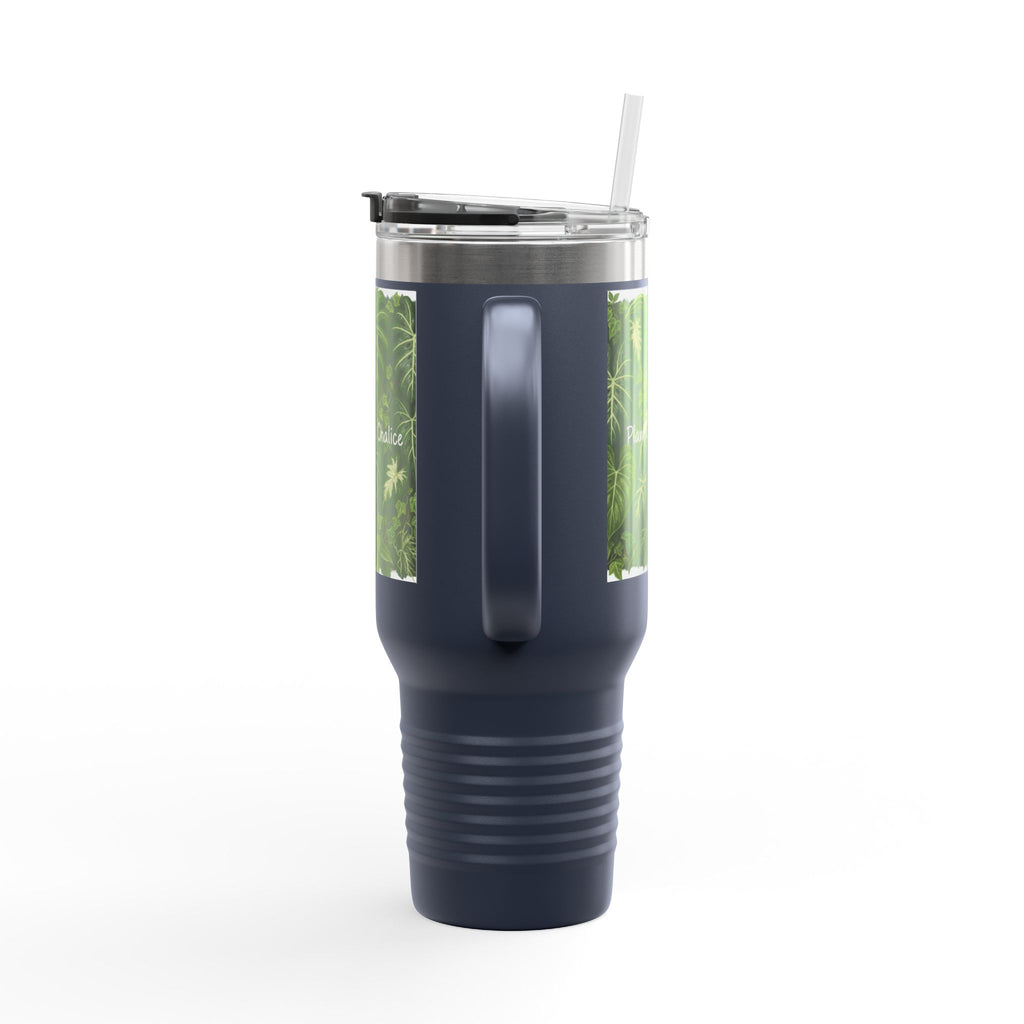 40oz Insulated Travel Mug - "Plant Chore" Design