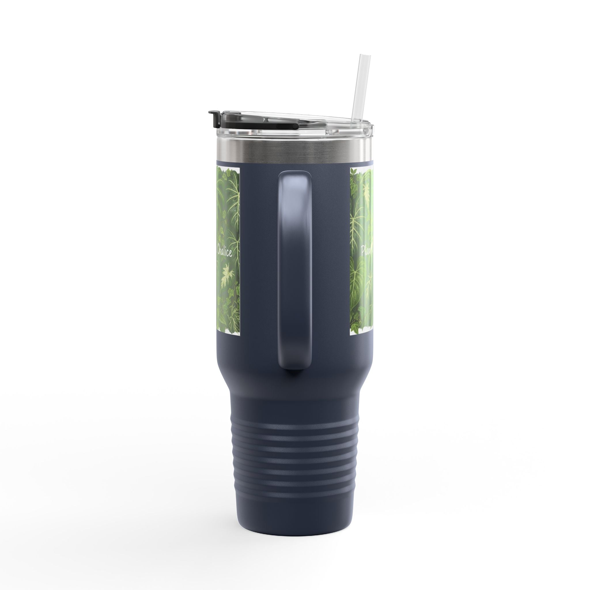 40oz Insulated Travel Mug - "Plant Chore" Design