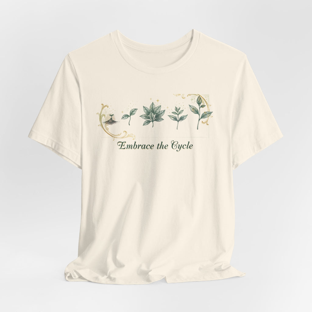 Plant Parent Plant Life Cycle T-Shirt | Seed to Flower Diagram Tee