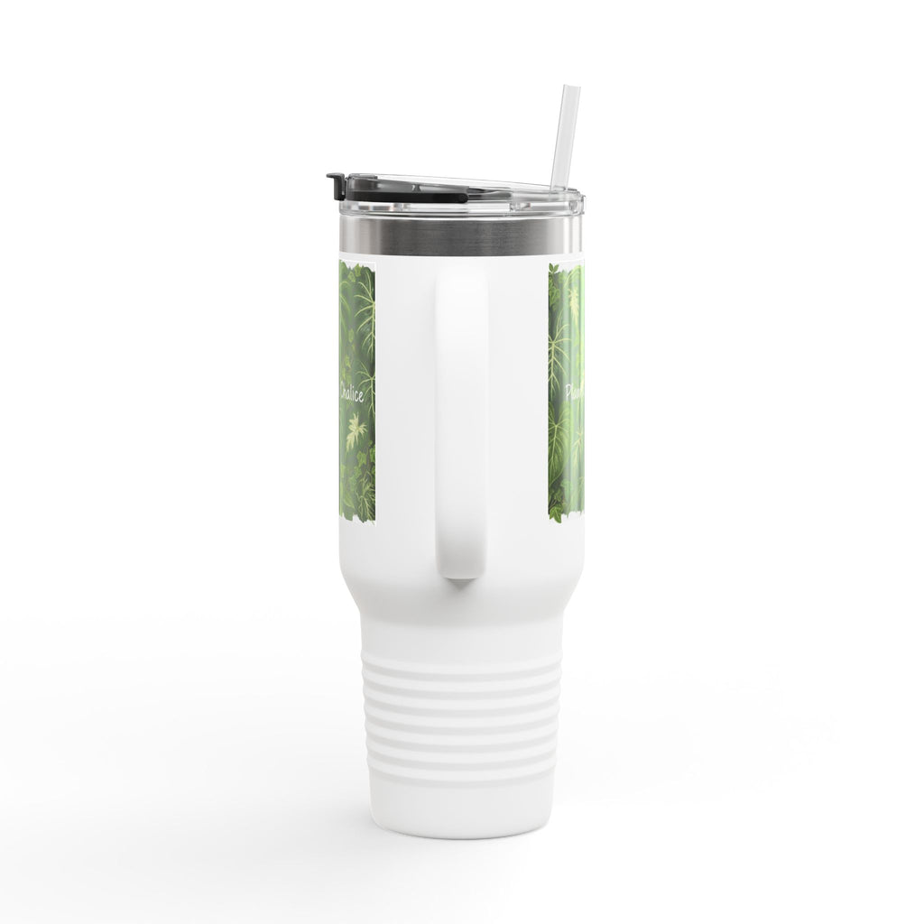 40oz Insulated Travel Mug - "Plant Chore" Design