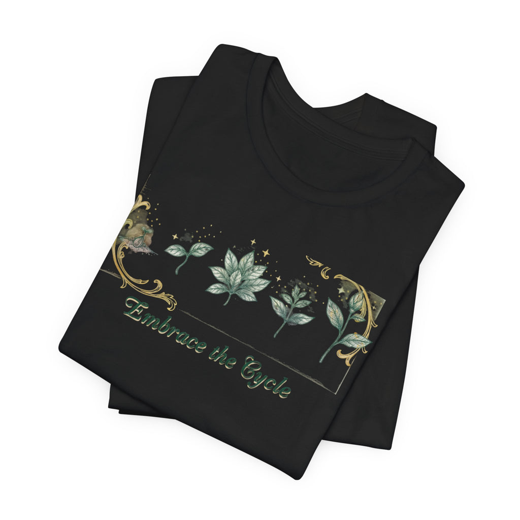 Plant Parent Plant Life Cycle T-Shirt | Seed to Flower Diagram Tee