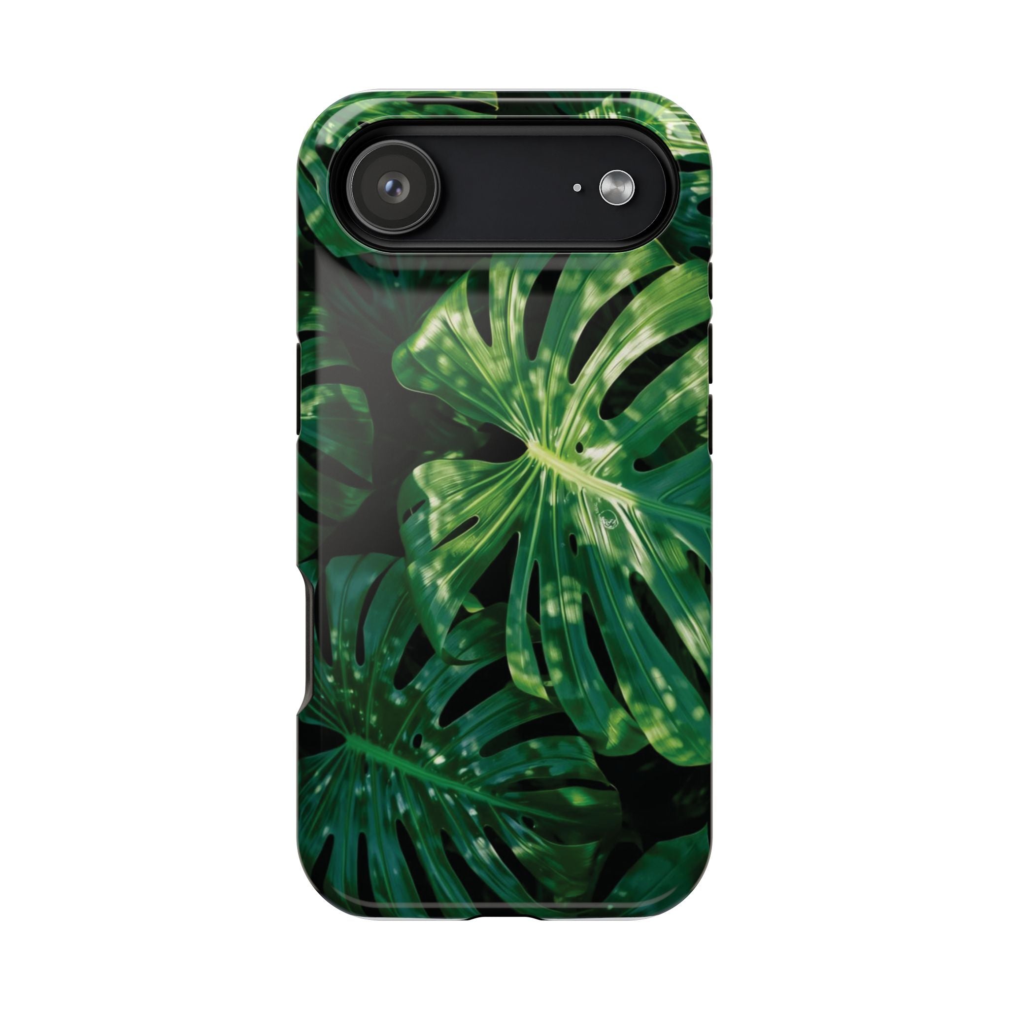 Magnetic iPhone Monstera Leaf Phone Case Impact-Resistant
