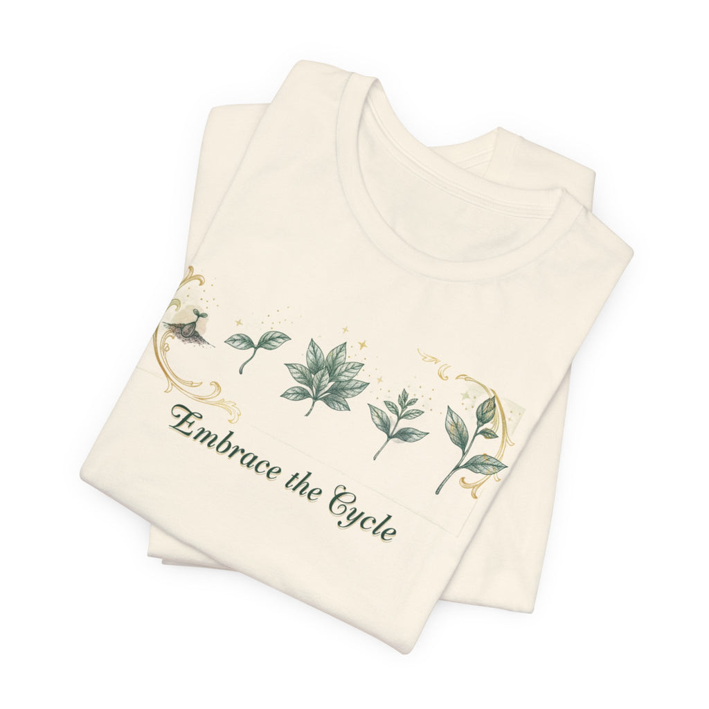 Plant Parent Plant Life Cycle T-Shirt | Seed to Flower Diagram Tee