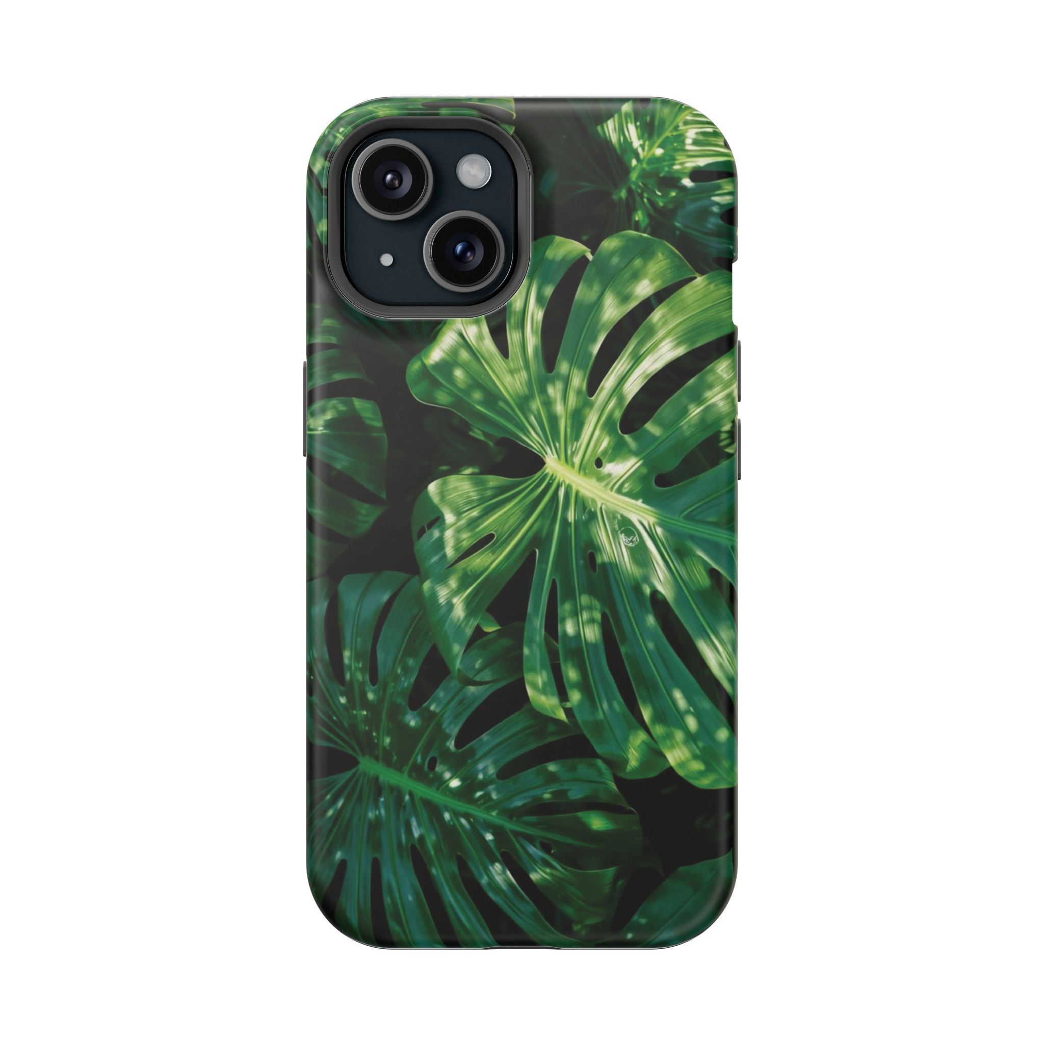 Magnetic iPhone Monstera Leaf Phone Case Impact-Resistant