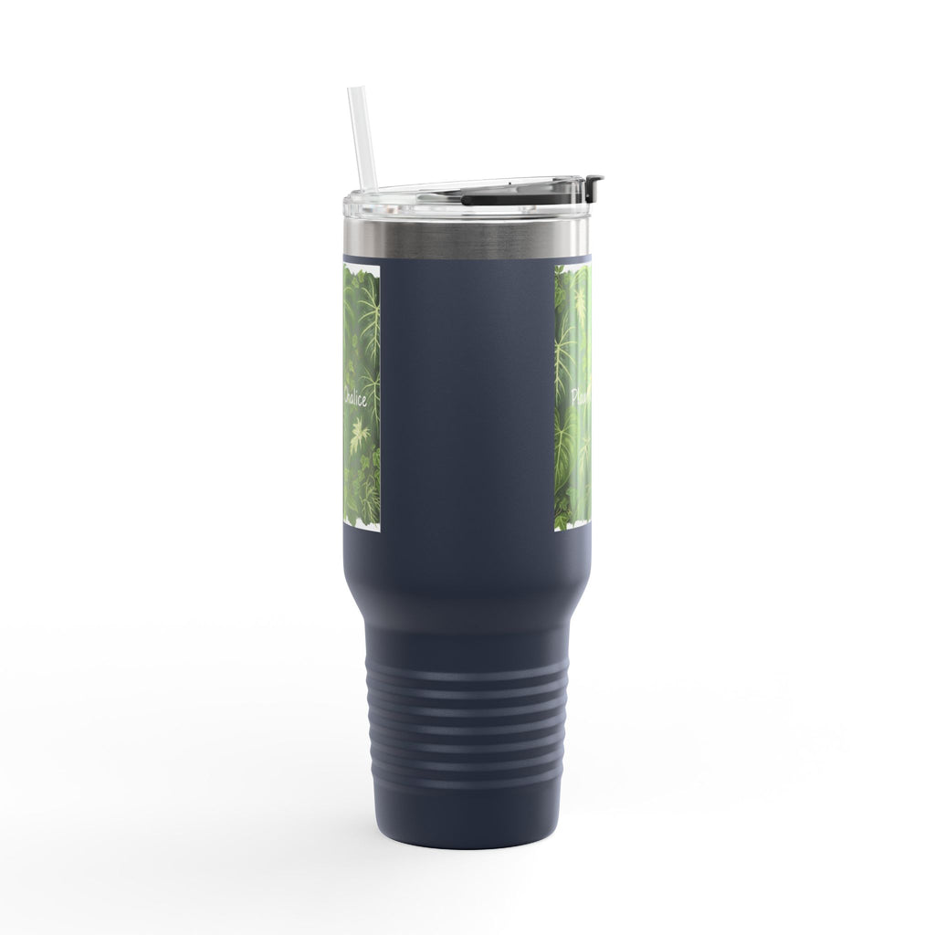 40oz Insulated Travel Mug - "Plant Chore" Design